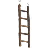 Дървена стълба за птици - Flamingo PARAKEET LADDER SCARA  -  5 стъпала, 26см 